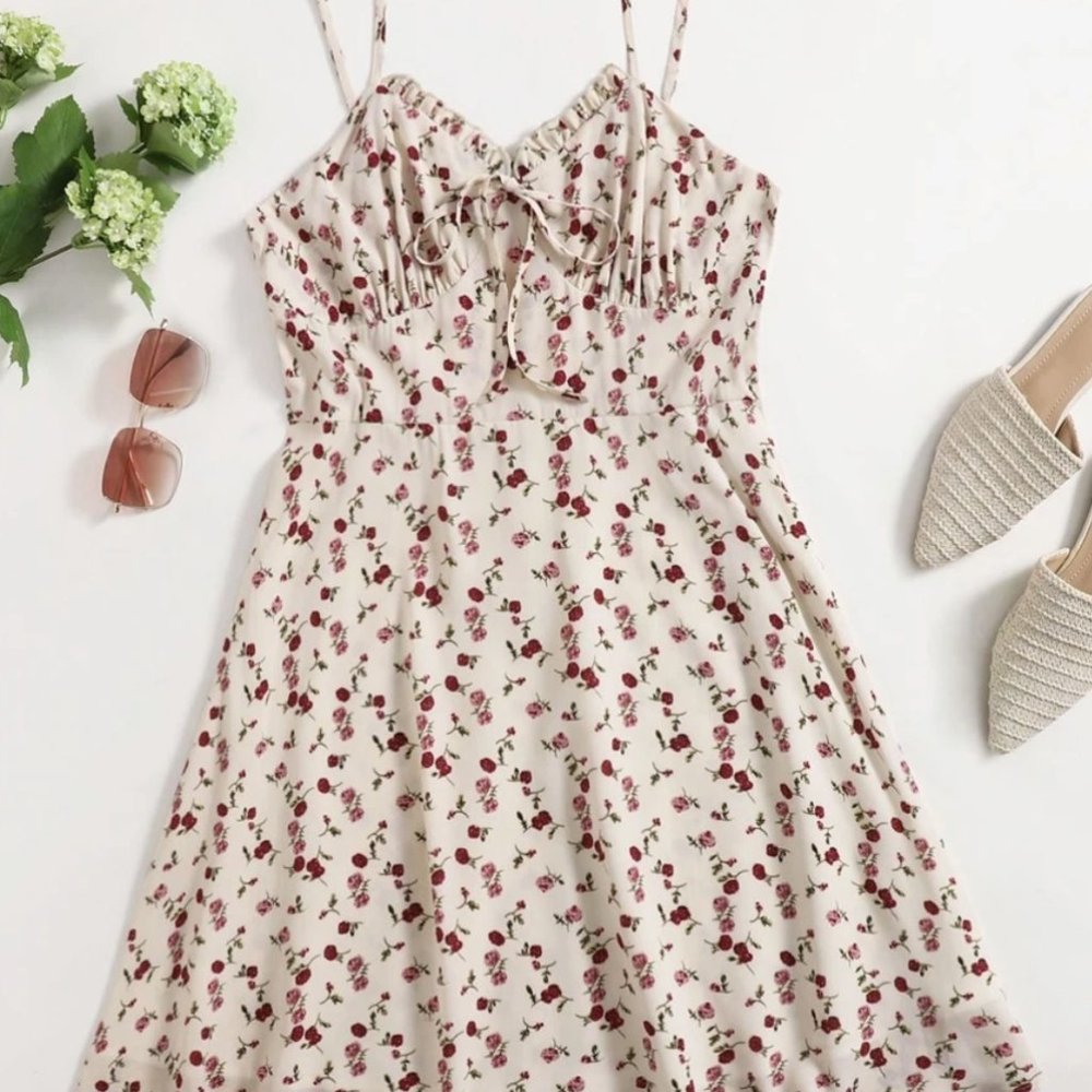 floral cami dress